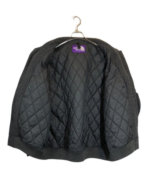THE NORTHFACE PURPLELABEL（ザ・ノースフェイス パープルレーベル）THE NORTHFACE PURPLELABEL (ザ・ノースフェイス パープルレーベル) Herringbone Tweed Varsity Jacket グレー サイズ:SIZE Lの古着・服飾アイテム