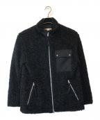 DRESSTERIORドレステリア）の古着「フェイクムートンジャケット」｜ブラック