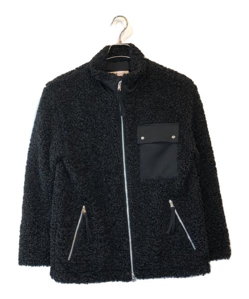 DRESSTERIOR（ドレステリア）DRESSTERIOR (ドレステリア) フェイクムートンジャケット ブラック サイズ:Sの古着・服飾アイテム