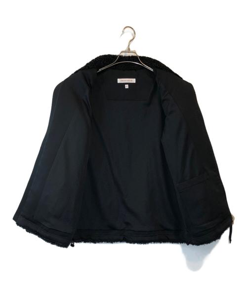 DRESSTERIOR（ドレステリア）DRESSTERIOR (ドレステリア) フェイクムートンジャケット ブラック サイズ:Sの古着・服飾アイテム