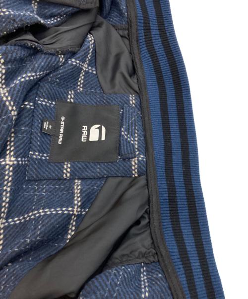 G-STAR RAW（ジースターロゥ）G-STAR RAW (ジースターロゥ) Bomber Collar Overshirt ネイビー サイズ:Mの古着・服飾アイテム