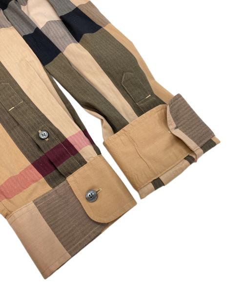 BURBERRY（バーバリー）BURBERRY (バーバリー) ノヴァチェック ボタンダウン 長袖シャツ ベージュ サイズ:XLの古着・服飾アイテム