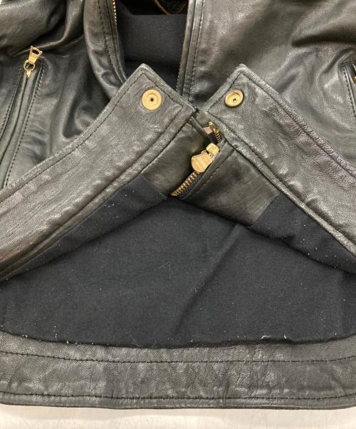 Hysteric Glamour（ヒステリックグラマー）Hysteric Glamour (ヒステリックグラマー) ラムレザージャケット ブラック サイズ:Mediumの古着・服飾アイテム