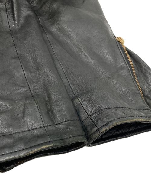 Hysteric Glamour（ヒステリックグラマー）Hysteric Glamour (ヒステリックグラマー) ラムレザージャケット ブラック サイズ:Mediumの古着・服飾アイテム