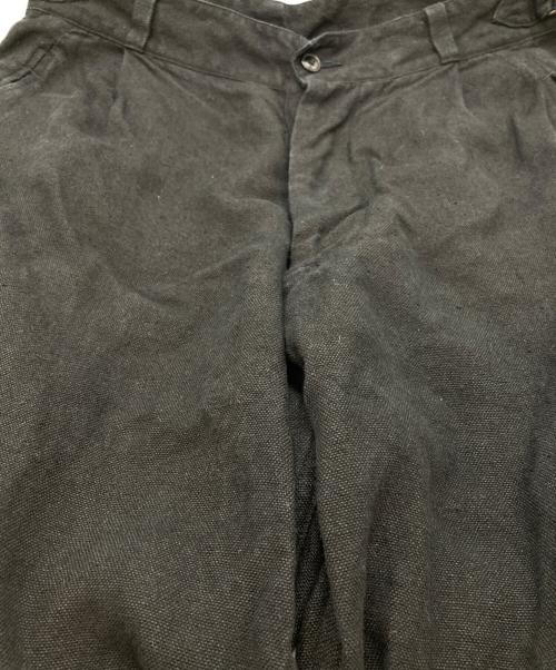 COMOLI（コモリ）COMOLI (コモリ) カナパ6ポケットパンツ ブラック サイズ:2の古着・服飾アイテム