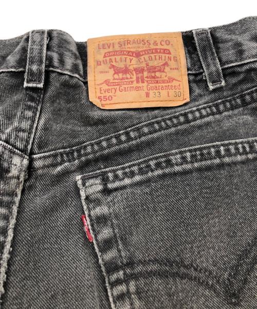 LEVI'S（リーバイス）LEVI'S (リーバイス) 550デニムパンツ ブラック サイズ:W33×L30の古着・服飾アイテム