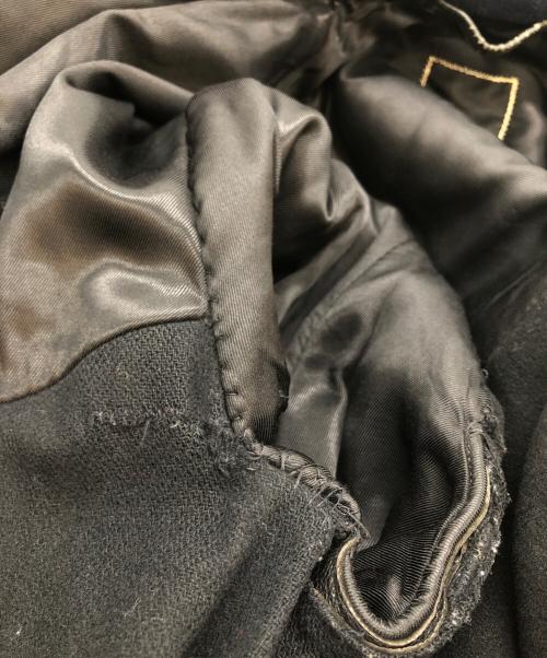 Haga Kvalitet（USED）Haga Kvalitet (USED) Swedish Miliary Leather Coat ブラック サイズ:表記無しの古着・服飾アイテム