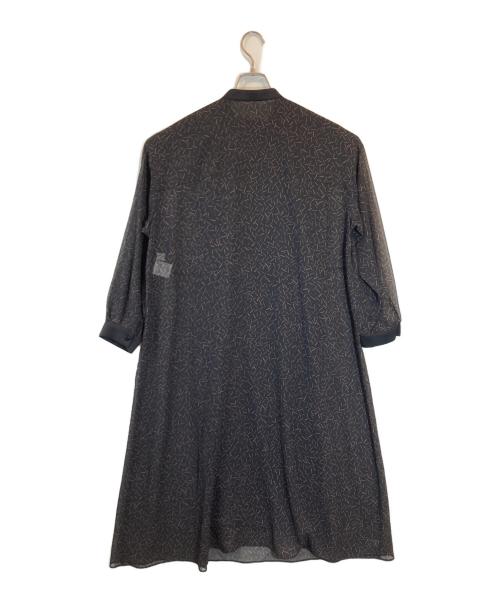 MACKINTOSH LONDON（マッキントッシュ ロンドン）MACKINTOSH LONDON (マッキントッシュ ロンドン) パインニードル楊柳ワンピース ブラック サイズ:38の古着・服飾アイテム