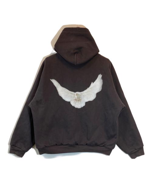 YEEZY（イージー）YEEZY (イージー) GAP (ギャップ) Shrunken Hoodie グレー サイズ:LARGEの古着・服飾アイテム