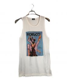 DOLCE & GABBANA（ドルチェ＆ガッバーナ）の古着「FIORUCCIプリントタンクトップ」｜ホワイト