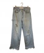 ERL×LEVI'Sイーアールエル×リーバイス）の古着「ERL STAY LOOSE DENIM」｜インディゴ