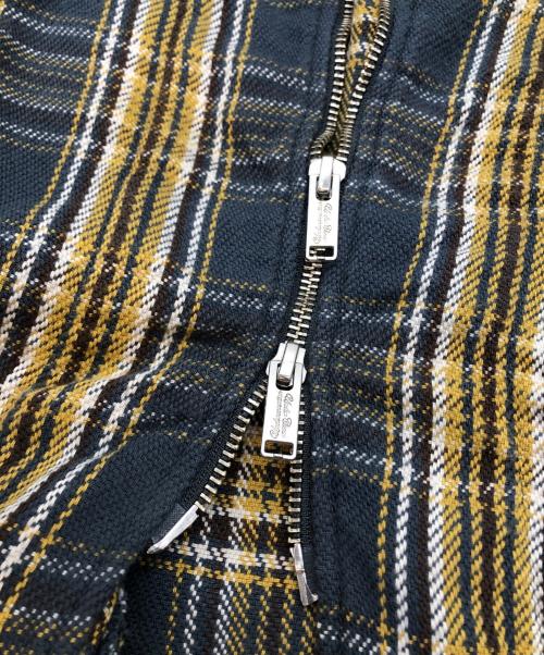 UNDERCOVER（アンダーカバー）UNDERCOVER (アンダーカバー) ジップアップチェックジャケット グレー サイズ:SIZE 3の古着・服飾アイテム