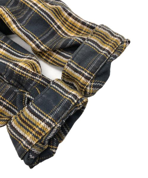 UNDERCOVER（アンダーカバー）UNDERCOVER (アンダーカバー) ジップアップチェックジャケット グレー サイズ:SIZE 3の古着・服飾アイテム