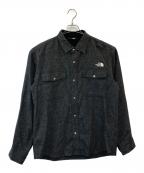 THE NORTH FACEザ ノース フェイス）の古着「ブラッシュウッドウールシャツ」｜グレー
