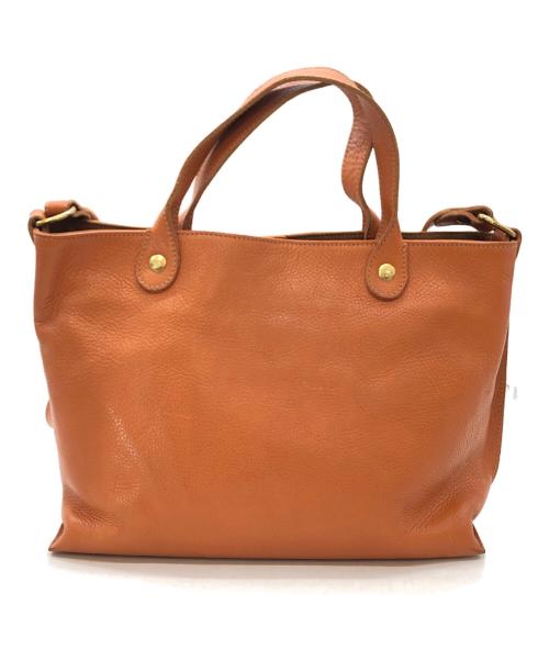 IL BISONTE（イル ビゾンテ）IL BISONTE (イル ビゾンテ) 2WAYレザーショルダーバッグ ブラウンの古着・服飾アイテム