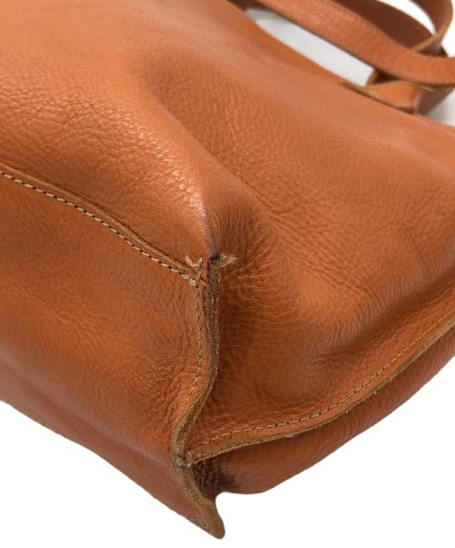 IL BISONTE（イル ビゾンテ）IL BISONTE (イル ビゾンテ) 2WAYレザーショルダーバッグ ブラウンの古着・服飾アイテム