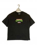 SAPEur×NINJA TURTLESサプール）の古着「プリントTシャツ」｜ブラック
