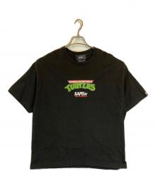 SAPEur×NINJA TURTLES（サプール）の古着「プリントTシャツ」｜ブラック