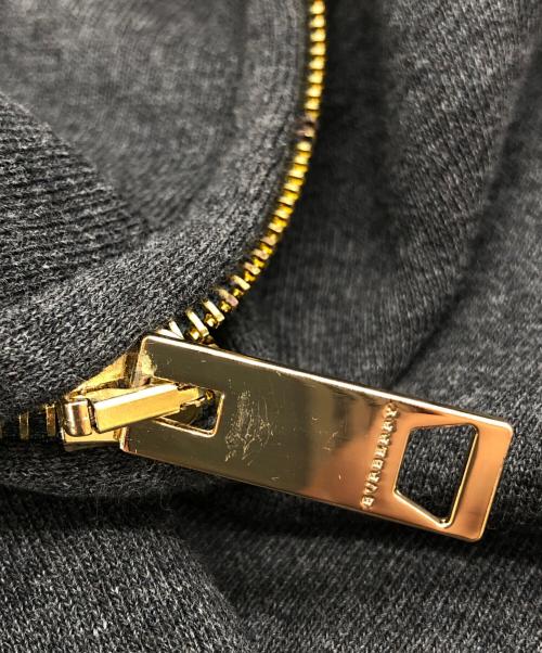 BURBERRY（バーバリー）BURBERRY (バーバリー) Clarendon Check Hood Zip Up Hoodie ブラック サイズ:XLの古着・服飾アイテム