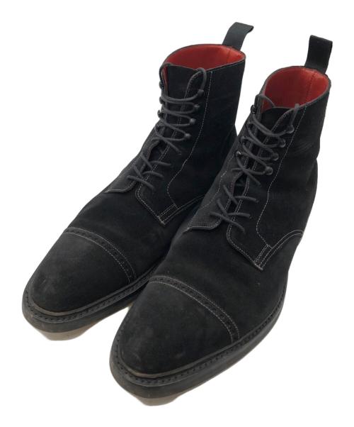 Crockett & Jones（クロケット＆ジョーンズ）Crockett & Jones (クロケット＆ジョーンズ) レースアップブーツ ブラック サイズ:８１/2 Eの古着・服飾アイテム