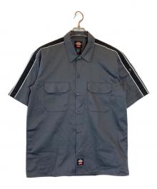 SUPREME×Dickies（シュプリーム×ディッキーズ）の古着「STRIPE S/S WORK SHIRT」｜グレー