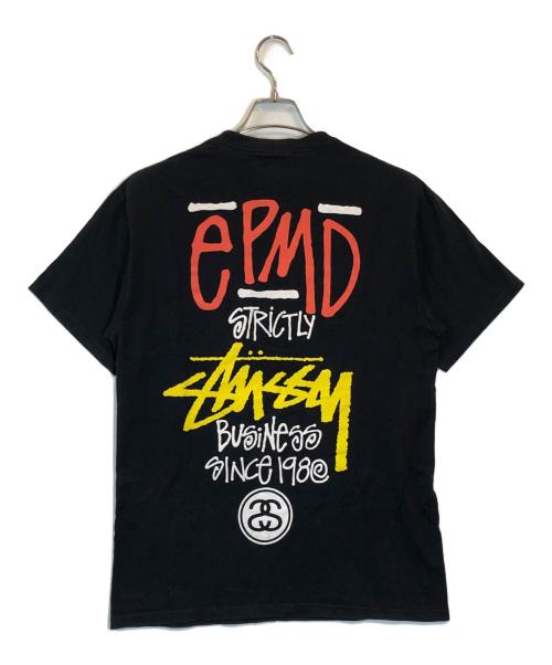 stussy（ステューシー）stussy (ステューシー) EPMD コラボTシャツ ブラック サイズ:SIZE Mの古着・服飾アイテム