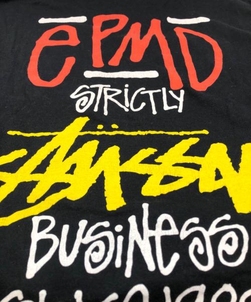 stussy（ステューシー）stussy (ステューシー) EPMD コラボTシャツ ブラック サイズ:SIZE Mの古着・服飾アイテム