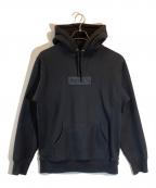 SUPREMEシュプリーム）の古着「tonal box logo pullover hooded」｜ブラック