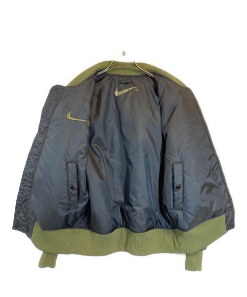 NIKE（ナイキ）NIKE (ナイキ) AS M NSW SYNFL SWOOSH BOMBER グリーン×ブラック サイズ:Mの古着・服飾アイテム