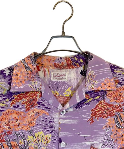 ASHFIELD BY DUKE OF HOLLY WOOD（アッシュフィールド バイ デューク オブ ハリウッド）ASHFIELD BY DUKE OF HOLLY WOOD (アッシュフィールド バイ デューク オブ ハリウッド) アロハシャツ パープル サイズ:16L 16 1/2の古着・服飾アイテム