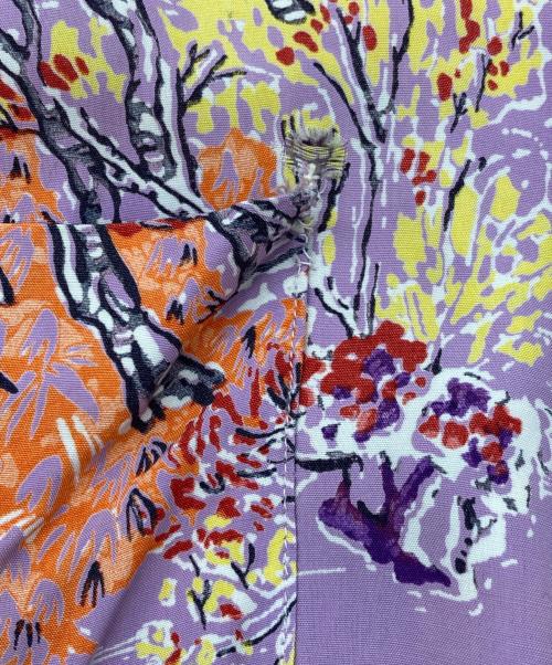 ASHFIELD BY DUKE OF HOLLY WOOD（アッシュフィールド バイ デューク オブ ハリウッド）ASHFIELD BY DUKE OF HOLLY WOOD (アッシュフィールド バイ デューク オブ ハリウッド) アロハシャツ パープル サイズ:16L 16 1/2の古着・服飾アイテム