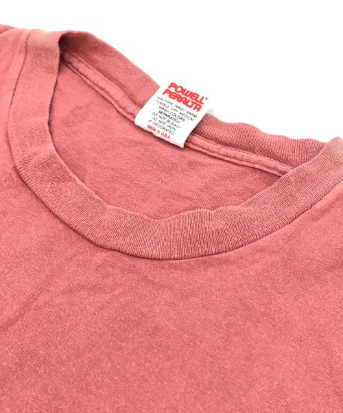 powell peralta（パウエルペラルタ）powell peralta (パウエルペラルタ) プリントTシャツ ピンク サイズ:Lの古着・服飾アイテム