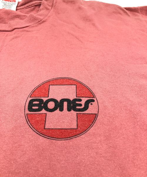 powell peralta（パウエルペラルタ）powell peralta (パウエルペラルタ) プリントTシャツ ピンク サイズ:Lの古着・服飾アイテム