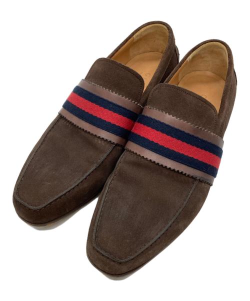 GUCCI（グッチ）GUCCI (グッチ) スエードドライビングシューズ ブラウン サイズ:6の古着・服飾アイテム
