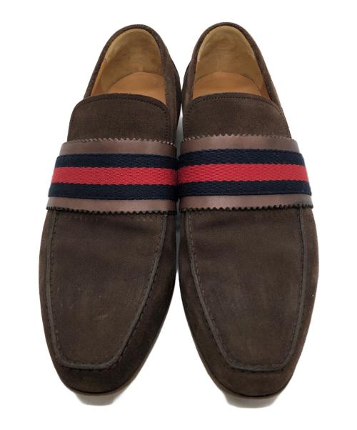 GUCCI（グッチ）GUCCI (グッチ) スエードドライビングシューズ ブラウン サイズ:6の古着・服飾アイテム