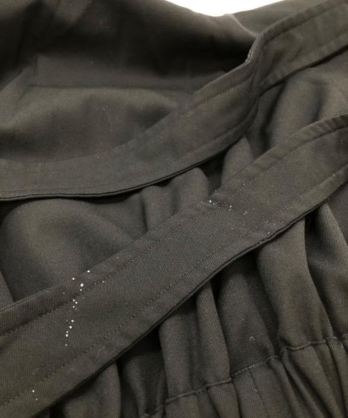 Yves Saint Laurent（イヴサンローラン）Yves Saint Laurent (イヴサンローラン) ギャザースリーブウールコート ブラック サイズ:３６の古着・服飾アイテム