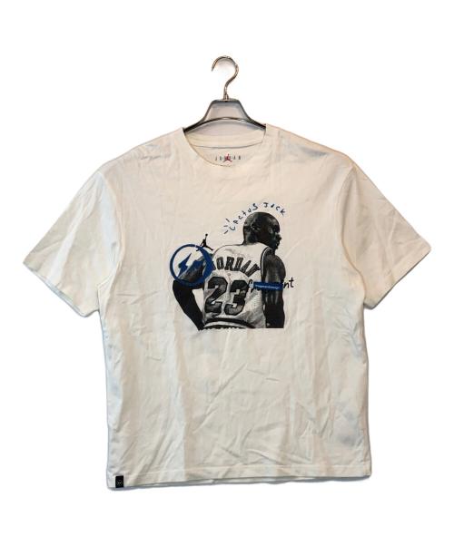 NIKE（ナイキ）NIKE (ナイキ) CACTUS (カクタス) FRAGMENTS (フラグメント) プリントTシャツ ホワイト サイズ:Lの古着・服飾アイテム