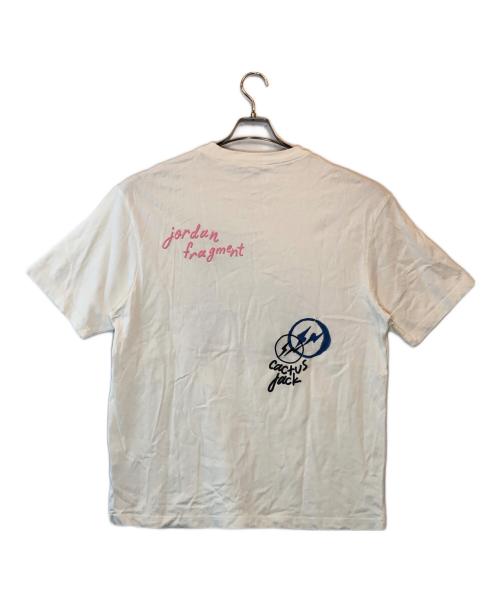 NIKE（ナイキ）NIKE (ナイキ) CACTUS (カクタス) FRAGMENTS (フラグメント) プリントTシャツ ホワイト サイズ:Lの古着・服飾アイテム