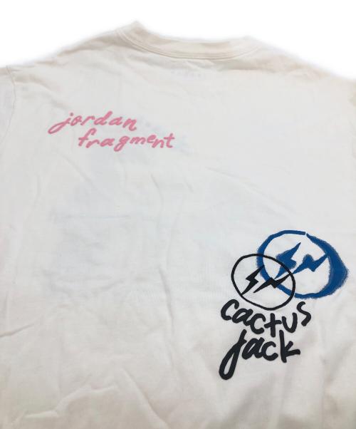 NIKE（ナイキ）NIKE (ナイキ) CACTUS (カクタス) FRAGMENTS (フラグメント) プリントTシャツ ホワイト サイズ:Lの古着・服飾アイテム