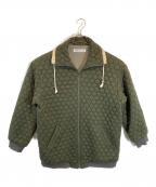Abelia Edoward gouchaアベリア エドワード ゴウチャ）の古着「キルティングジャケット」｜グリーン