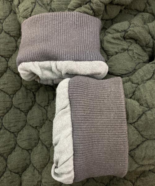 Abelia Edoward goucha（アベリア エドワード ゴウチャ）ABELIA EDOWARD GOUCHA (アベリア エドワード ゴウチャ) キルティングジャケット グリーン サイズ:Fの古着・服飾アイテム