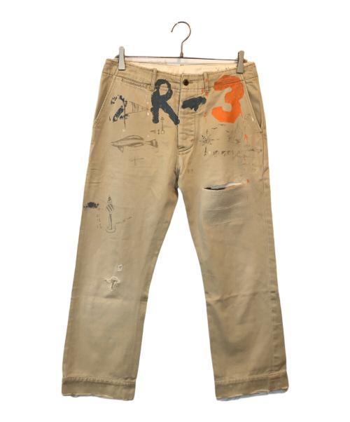 POLO RALPH LAUREN（ポロ・ラルフローレン）POLO RALPH LAUREN (ポロ・ラルフローレン) メモリアルパンツ ベージュ サイズ:30/40の古着・服飾アイテム