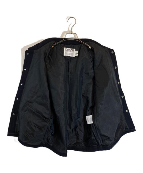 DeLong（デロング）DeLONG (デロング) NY RANGERS Varsity jacket ネイビー サイズ:M/Medの古着・服飾アイテム