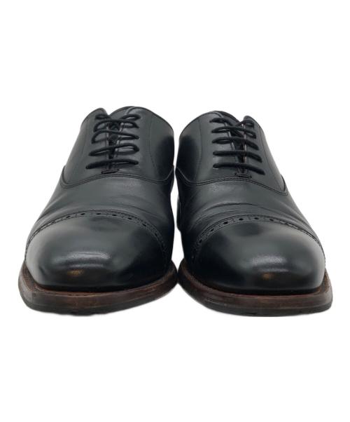 SCOTCH GRAIN（スコッチグレイン）SCOTCH GRAIN (スコッチグレイン) パンチドキャップトゥ ブラック サイズ:２５ｃｍの古着・服飾アイテム