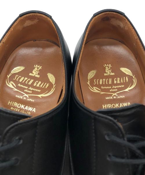 SCOTCH GRAIN（スコッチグレイン）SCOTCH GRAIN (スコッチグレイン) パンチドキャップトゥ ブラック サイズ:２５ｃｍの古着・服飾アイテム