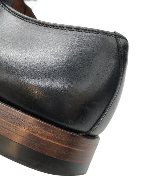 SCOTCH GRAIN（スコッチグレイン）SCOTCH GRAIN (スコッチグレイン) パンチドキャップトゥ ブラック サイズ:２５ｃｍの古着・服飾アイテム