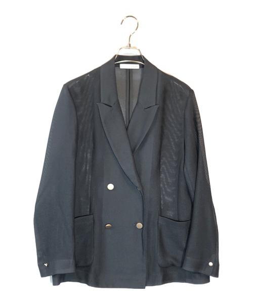 COLLAGE GALLARDAGALANTE（コラージュ ガリャルダガランテ）COLLAGE GALLARDAGALANTE (コラージュ ガリャルダガランテ) メッシュダブルジャケット グレー サイズ:SIZE Freeの古着・服飾アイテム