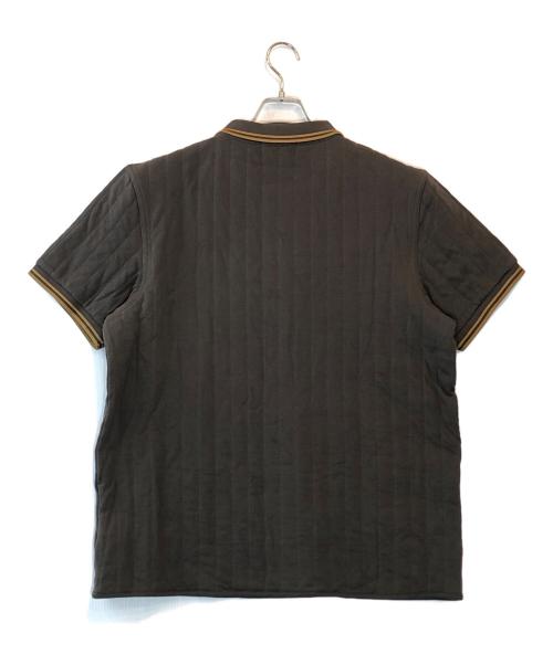 FRED PERRY（フレッドペリー）FRED PERRY (フレッドペリー) CRAIG GREEN (クレイグ グリーン) Quilted Polo ブラウン サイズ:Lの古着・服飾アイテム