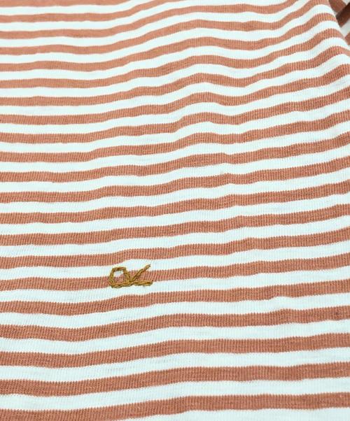 45R（フォーティファイブ・アール）45R (フォーティファイブ・アール) 4545縞のドレス オレンジ サイズ:０の古着・服飾アイテム