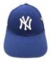 GUCCI (グッチ) New Era (ニューエラ) NYバタフライベースボールキャップ ブルー サイズ:SIZE 57-61cm：14000円